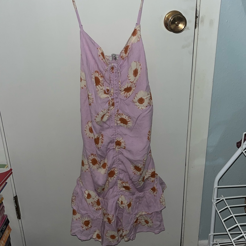 Pink with floral pattern dress- GREAT CONDITION!!